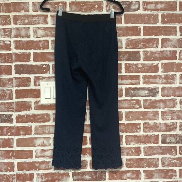 Women’s Bailey 44 Navy Blue Laser Cut Knit Pants Size XS GUC Preowned - Picture 9 of 10